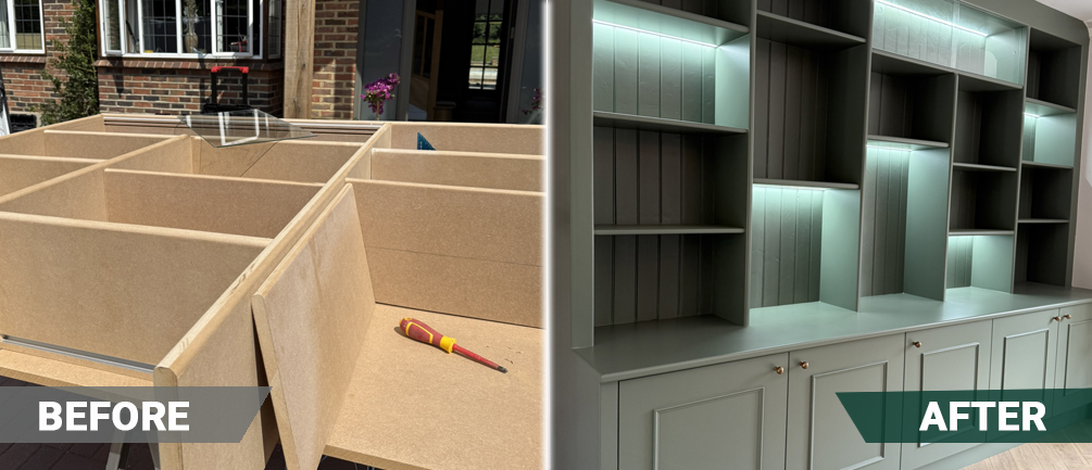 before and after carpentry