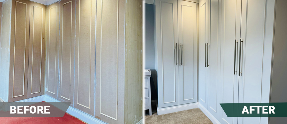 before and after wardrobe