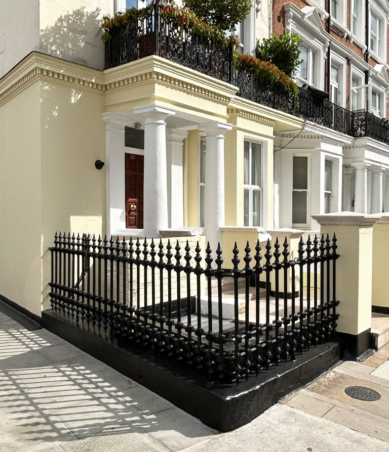 exterior painting services done to this project